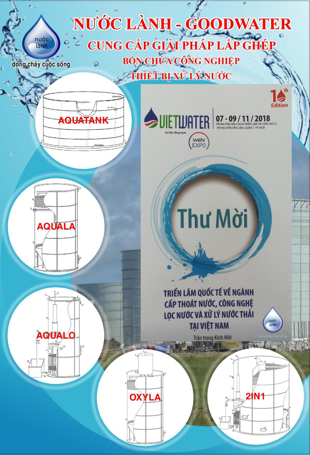 Tham gia Triển lãm Quốc Tế về ngành cấp thoát nước, công nghệ lọc và xử lý nước thải tại Việt Nam