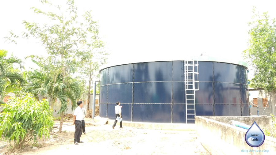 Công trình: Bể chứa - Nhà máy nước phường 8 - Sóc Trăng