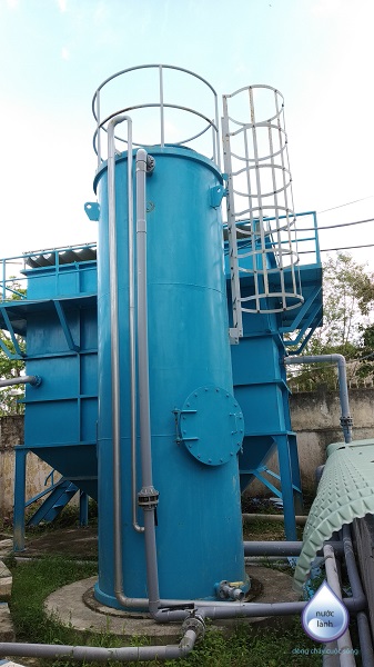 Hệ thống xử lý chất lượng nước của nhà máy cấp nước TP Trà Vinh