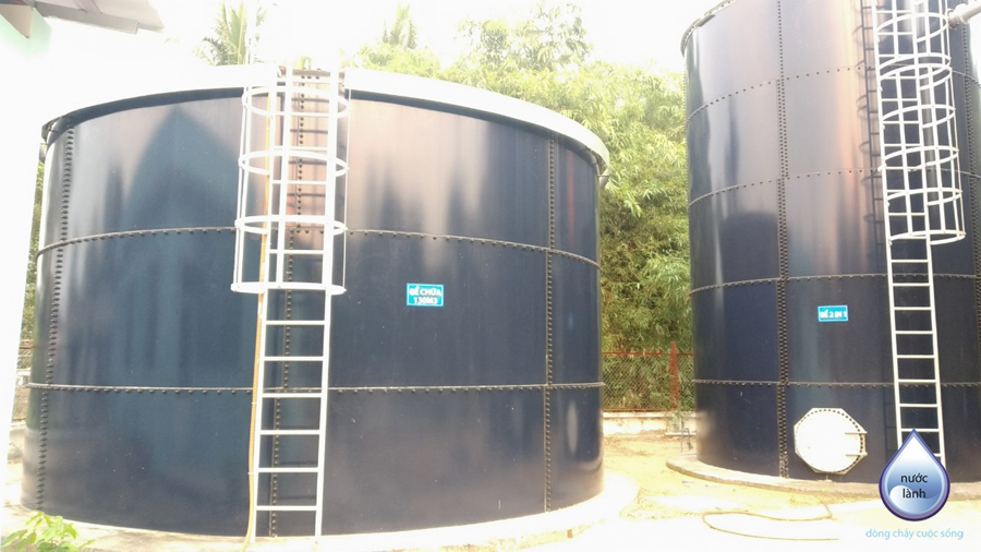 Công trình: Bể chứa, bể Oxy hóa, bể 2 in 1. Trạm cấp nước Xã Vĩnh Hòa Hiệp - Huyện Châu Thành, Tỉnh Kiên Giang