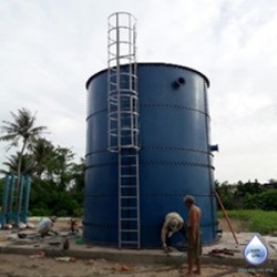 Project:  Water tank, water tank My An Water Supply Plant