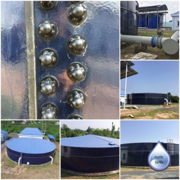 Công trình: Bể chứa - Nhà máy nước mặt Đông Bình